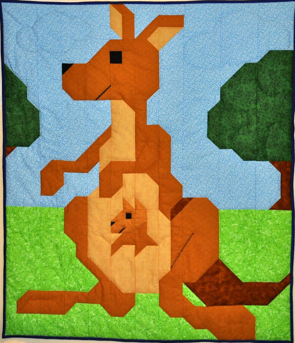Kangaroo Downloadable Pattern by Counted Quilts