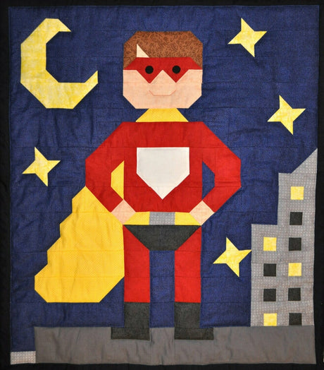 Super Hero Downloadable Pattern by Counted Quilts