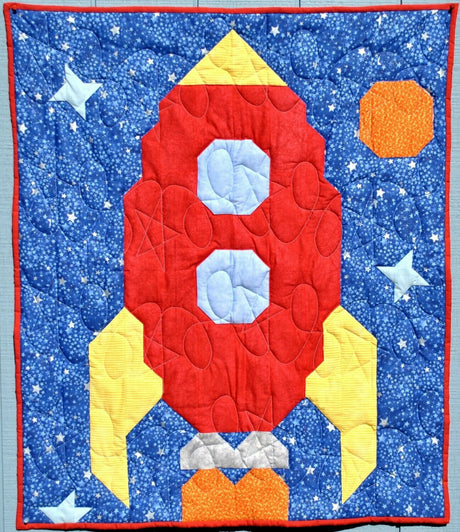 Rocket Downloadable Pattern by Counted Quilts
