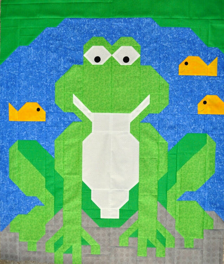 Frog Downloadable Pattern by Counted Quilts