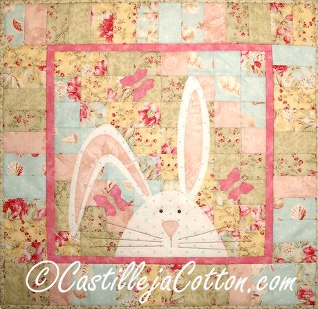 Bargello Bunny with Butterflies