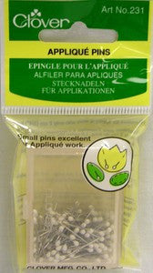 Applique Glass Head Pin