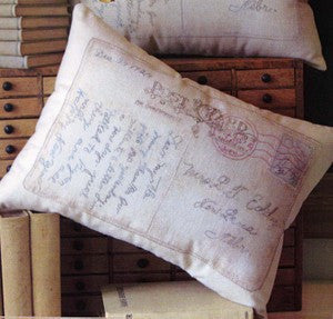 Vintage Postcard Pillow