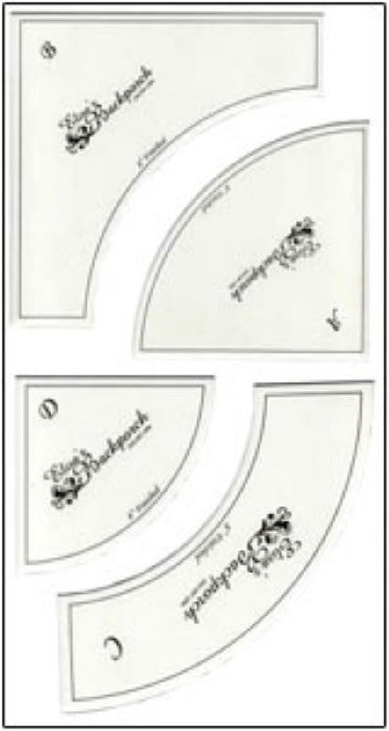 8in Rainbow Acrylic Template