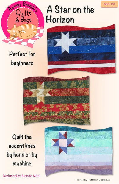 A Star on the Horizon Quilt Pattern by Among Brenda's Quilts and Bags