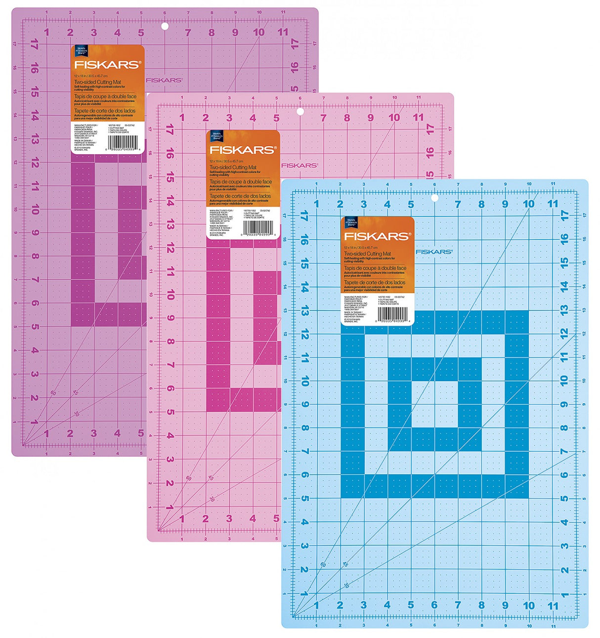 Fashion Cutting Mat 12in x 18in Assorted Colors