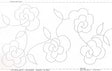 Quilt Pattern Roll Stipples & Flowers