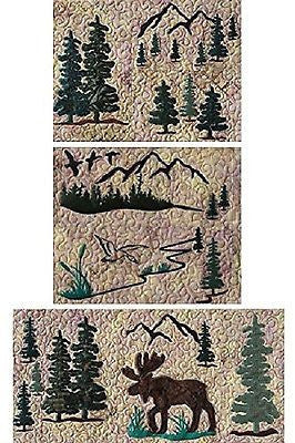 Wilderness Wildlife Machine Embroidery