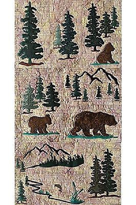 Wilderness Wildlife Machine Embroidery