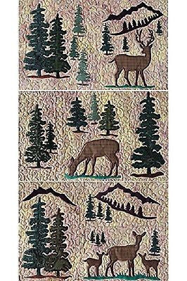 Wilderness Wildlife Machine Embroidery