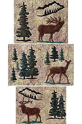 Wilderness Wildlife Machine Embroidery