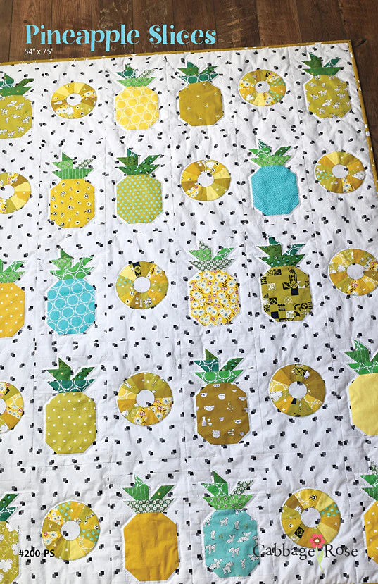 Pineapple Slices Downloadable Pattern by Cabbage Rose