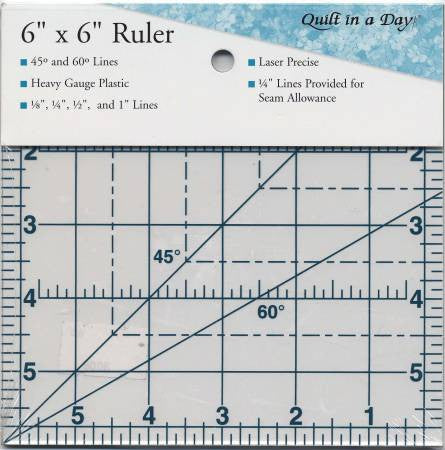 Quilt In A Day 6in Square Up Ruler