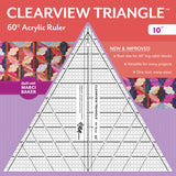 10in Clearview Triangle Ruler