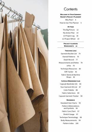 Garment Makers Project Planner by Stash Books