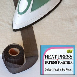 Heat Press Batting Together 1 1/2in x 10yds Black