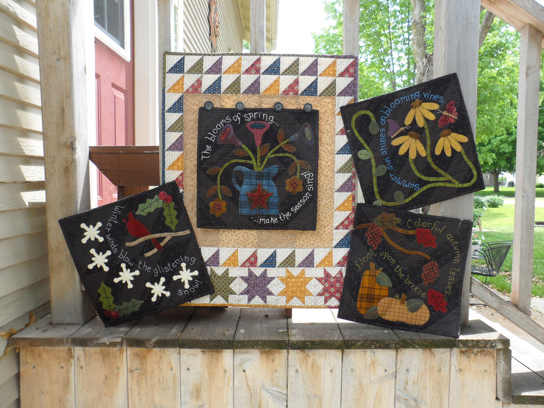 Delightful Seasons Downloadable Pattern  by Snuggles Quilts