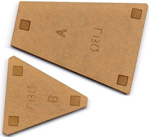 Dresden Star Template - 2 pieces