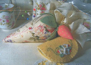 Vintage Strawberry Pin Cushion & Needlecase