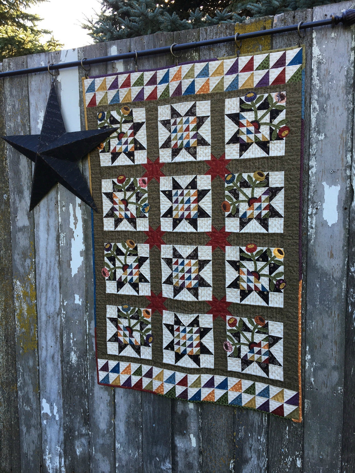 Posey Patch Downloadable Pattern by Snuggles Quilts