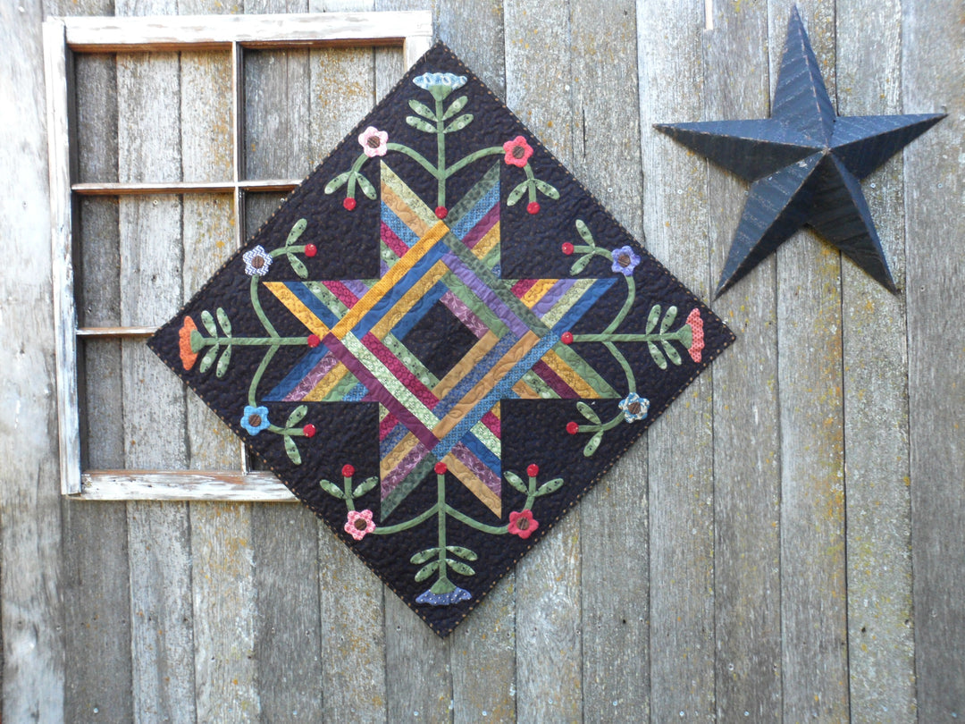 String Along Blooms Downloadable Pattern by Snuggles Quilts