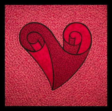 Swirl Heart Applique