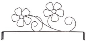 12in Daisy Header Silver Tex