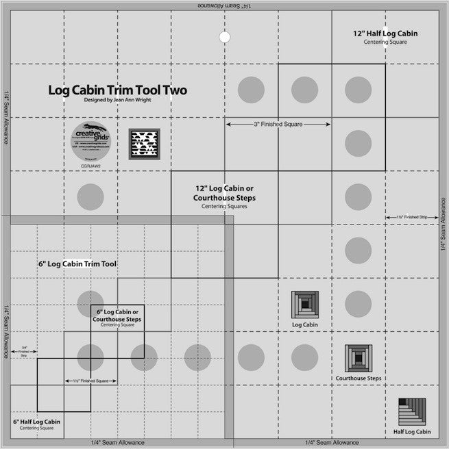 Creative Grids Log Cabin Trim Tool Two