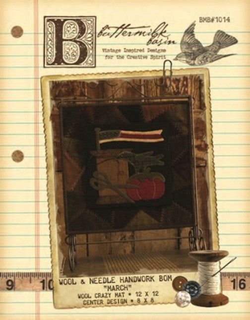 Wool & Needle Block of the Month - March