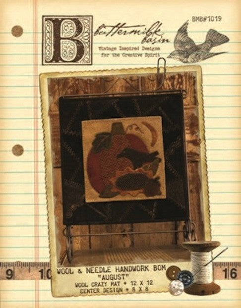 Wool & Needle Block of the Month - August