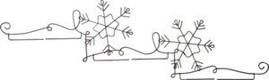 22in Trip Tic Snowflake Hanger
