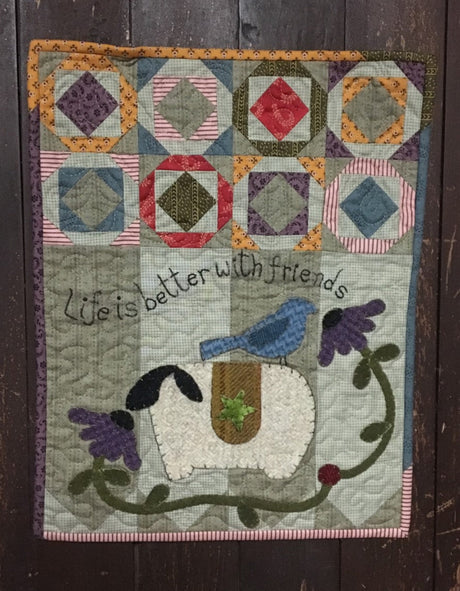 Snugg-let Life is Better Downloadable Pattern by Snuggles Quilts