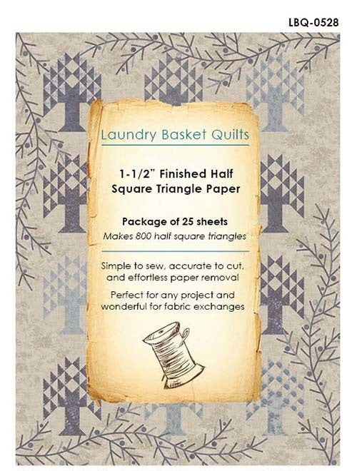 Half Square Triangle Paper 1-1/2in - For Layer Cake