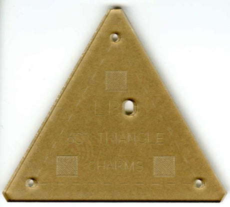 60 Degree Triangle Charms Template