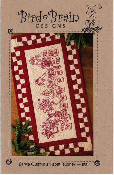 Santa Quartet Table Runner