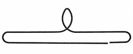 6-1/2in Split Bottom Holder Single Leaf Charcoal