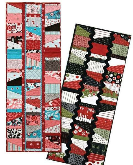 Sliced Charm Runner (Quilt As You Go)