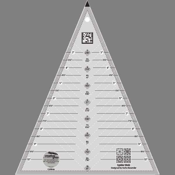 Creative Grids Spider Web Ruler