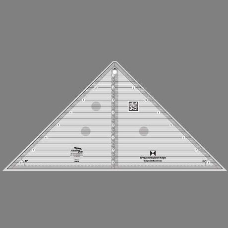 Creative Grids 90 Degree Quarter-Square Triangle