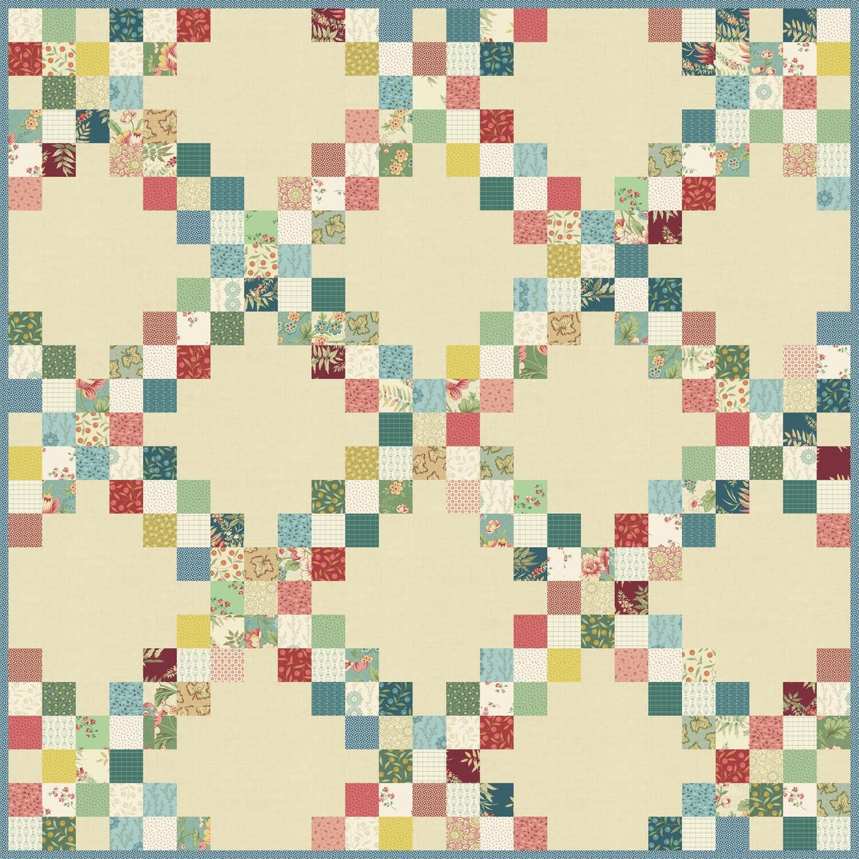 Irish Chain Quilt Pattern