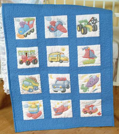 Transportation Quilt Block Set