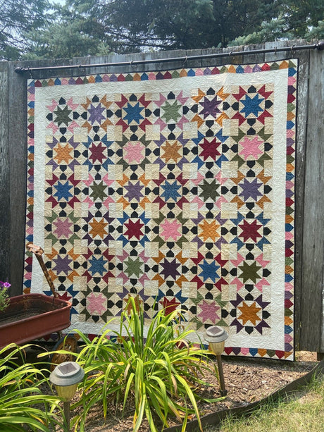 Star Wheels Downloadable Pattern by Snuggles Quilts