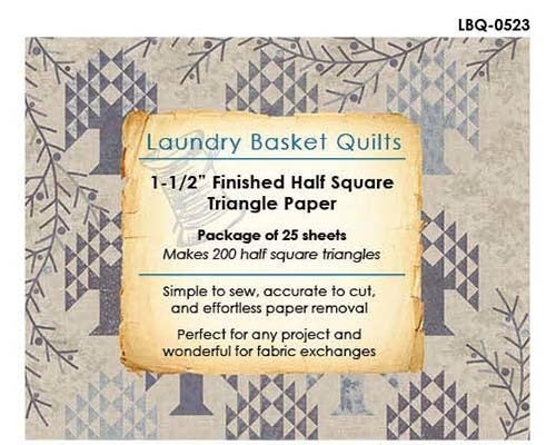 Half Square Triangle Paper 1-1/2in - For Charm Pack
