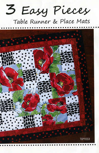 3 Easy Pieces Table Runner & Place Mats