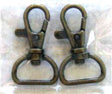 Swivel Lobster Clasp 3/4in Brass