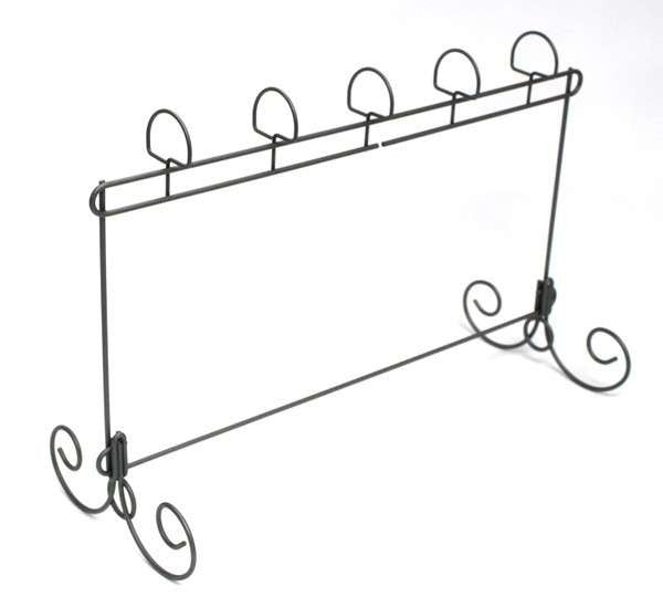 18in x 9in Calendar Holder Silver Tex