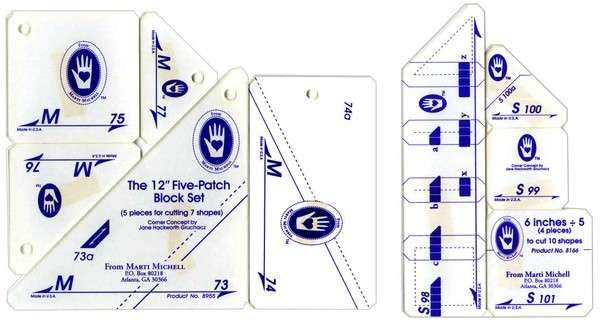Template Set S and M Five Patch Combined