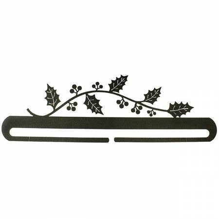 18in Holly n Berries Split Bottom Charcoal