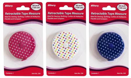 Retractable Tape Masure Polka Dot by Allary