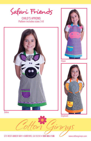 Safari Friends Childs Apron